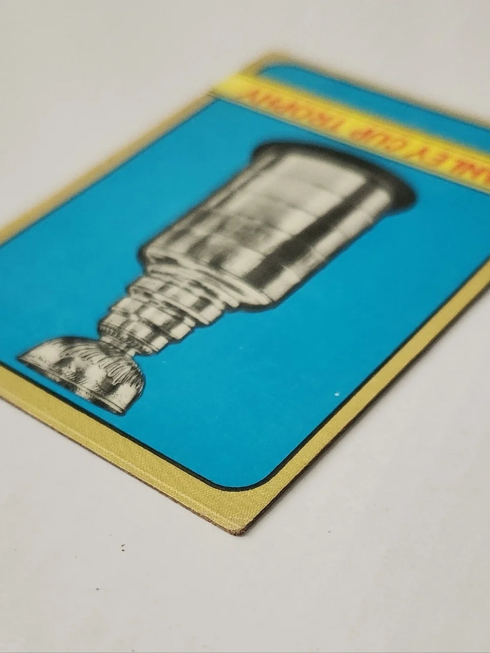 🏒 VINTAGE 1972 Topps Stanley Cup Trophy #8 Hockey Card - NHL History!